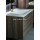 Solid surface embedded basin for cabinet